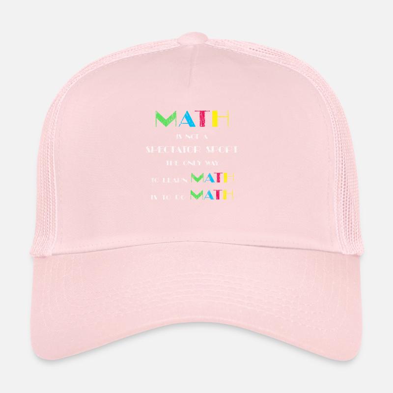 Mathématiques citations enseignants Casquette trucker 