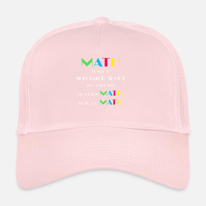 Math Humor Teacher Student Trucker Cap