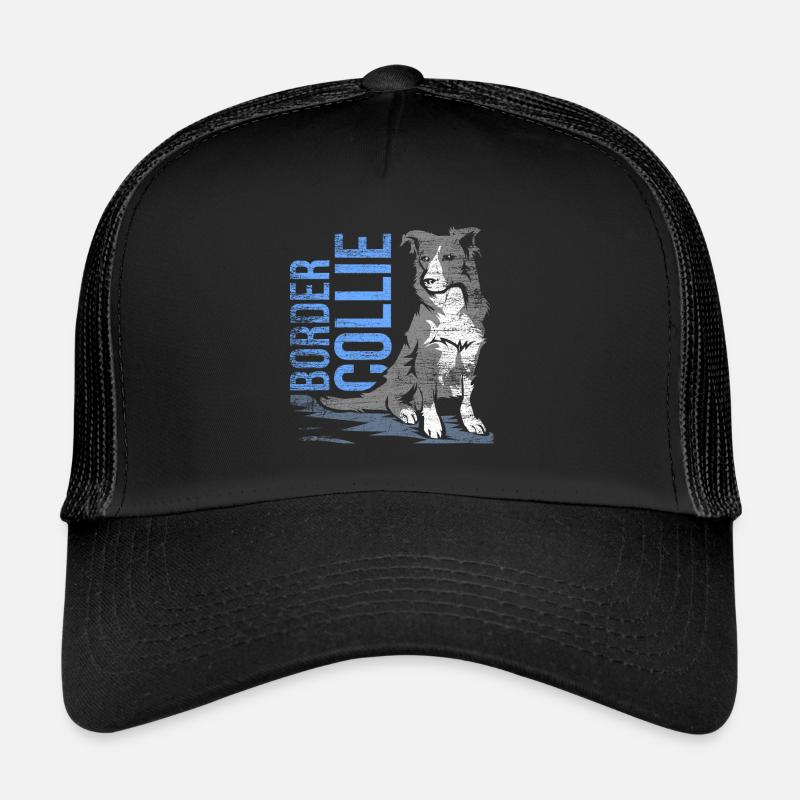 Border collie Trucker Cap