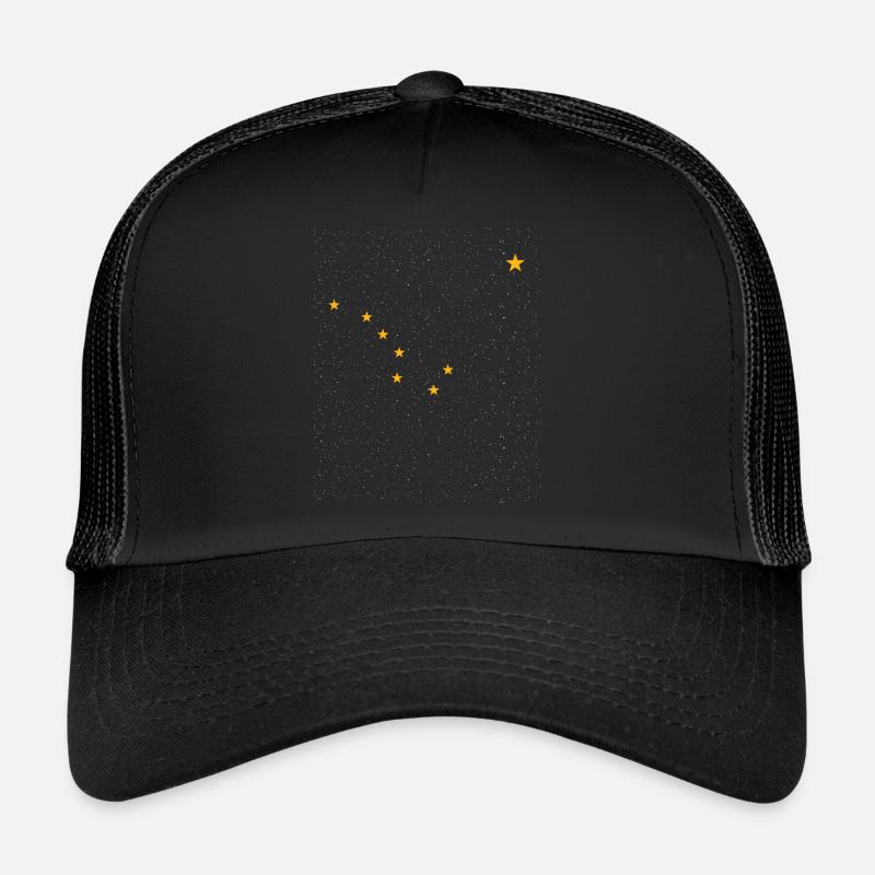 Drapeau de l'Alaska Grande Ourse Polaris Casquette trucker 