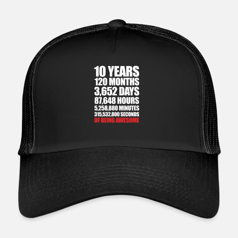 10th birthday Trucker Cap