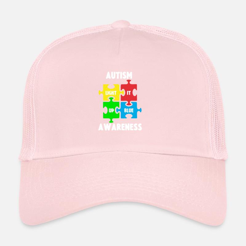 Puzzle autisme Autist ADHD Asperger Gift Casquette trucker 