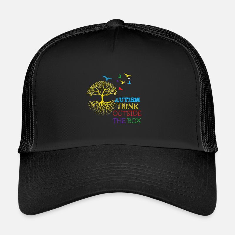 Autismus - Trucker Cap - Schwarz/Schwarz