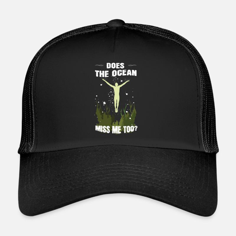 Ozean - Trucker Cap - Schwarz/Schwarz