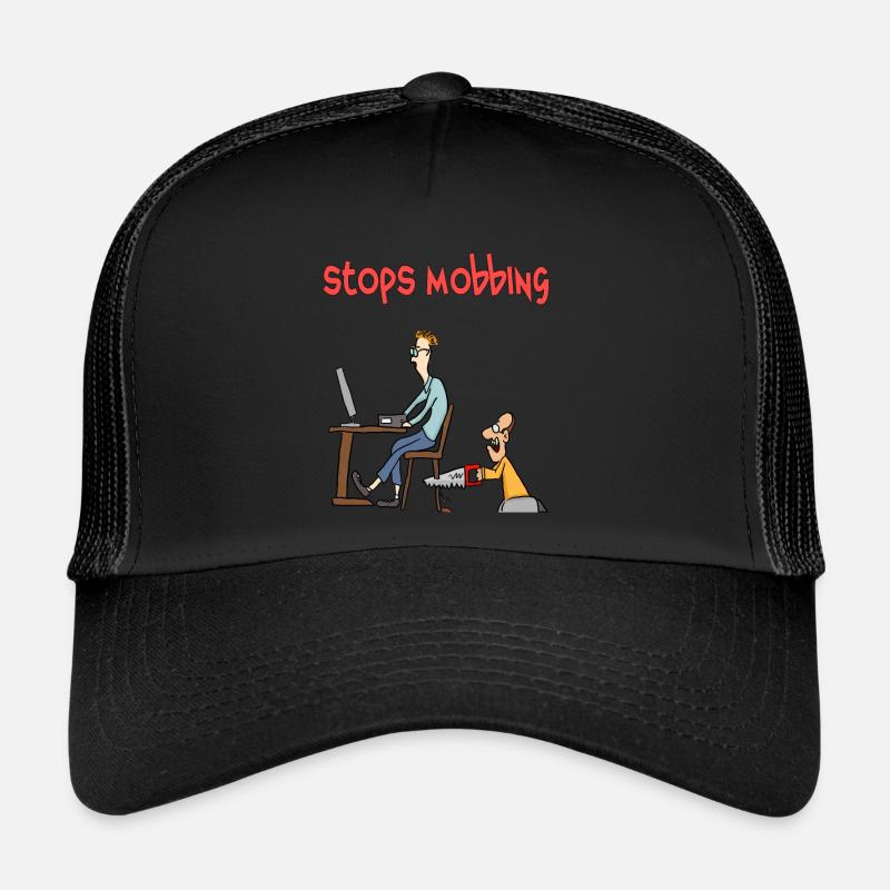 Stop bullying - show it! - Trucker Cap - black/black