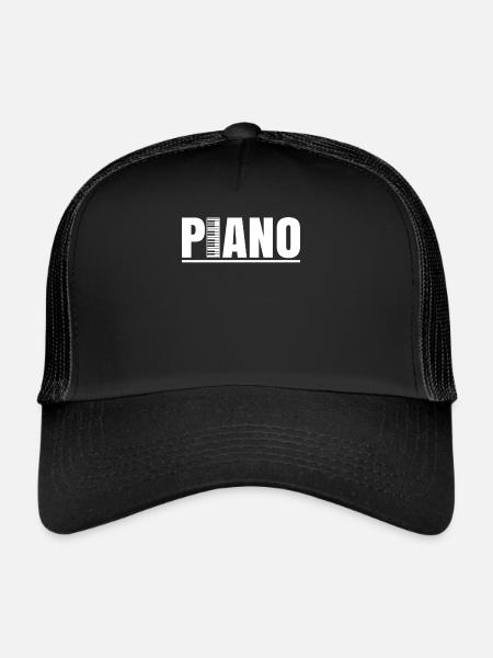 Piano - Trucker Cap - Schwarz/Schwarz