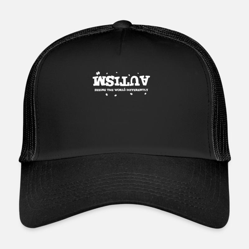 autism - Trucker Cap - black/black