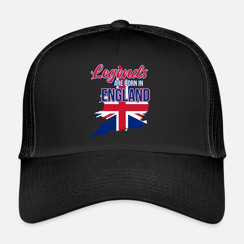 England - Trucker Cap - black/black