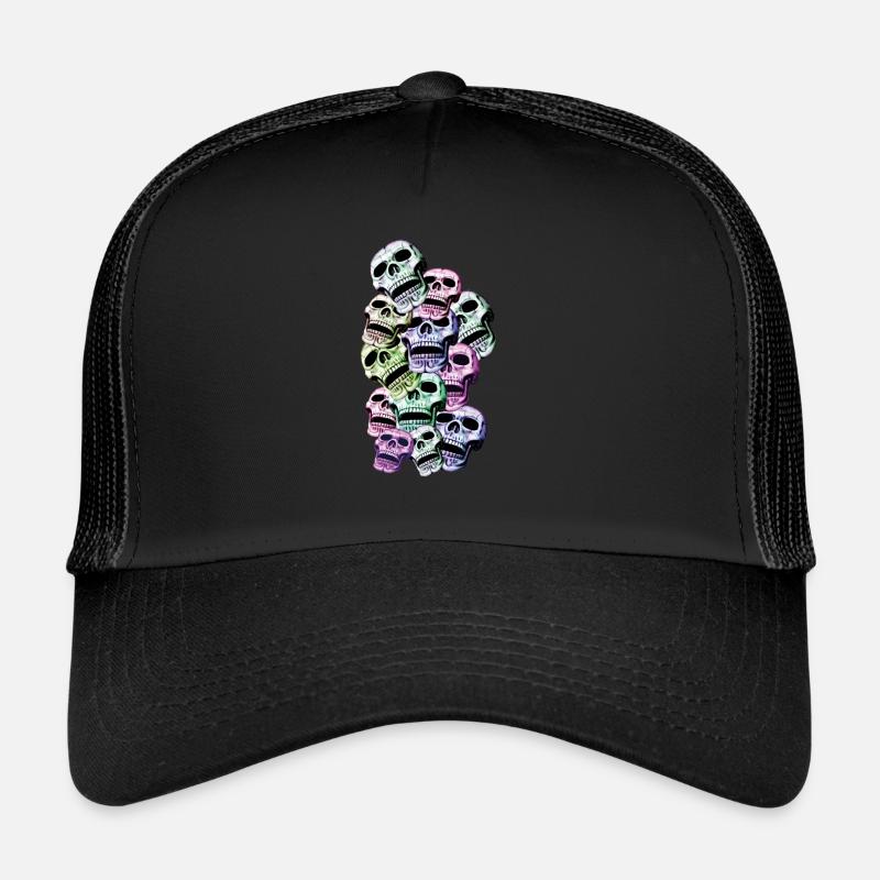 Bunte Skulls - Totenköpfe Trucker Cap