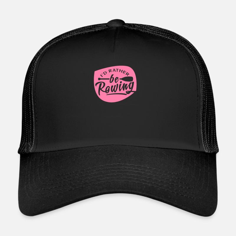 Rameur aviron aviron aviron aviron - Casquette trucker  - noir/noir