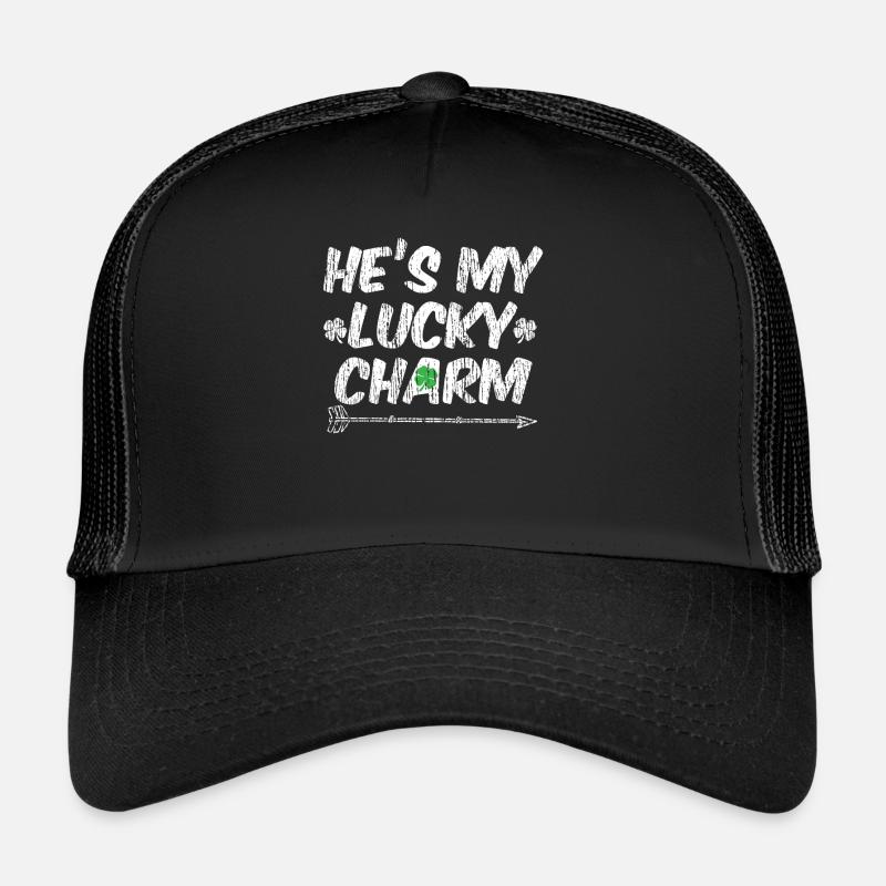 St Patrick Shamrock Irlande Casquette trucker 