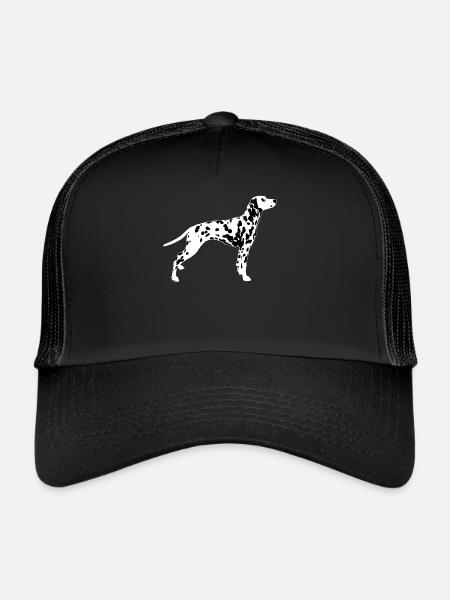 Dalmatiner - Trucker Cap - Schwarz/Schwarz - Vorne