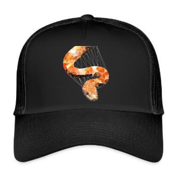 Kornatter snakes terraristic Exotic gift - Trucker Cap - black/black - Front