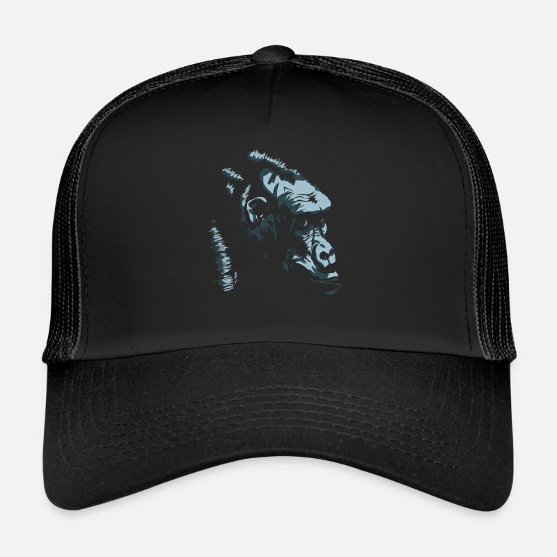 Gorilla mit Farbeffekt Trucker Cap