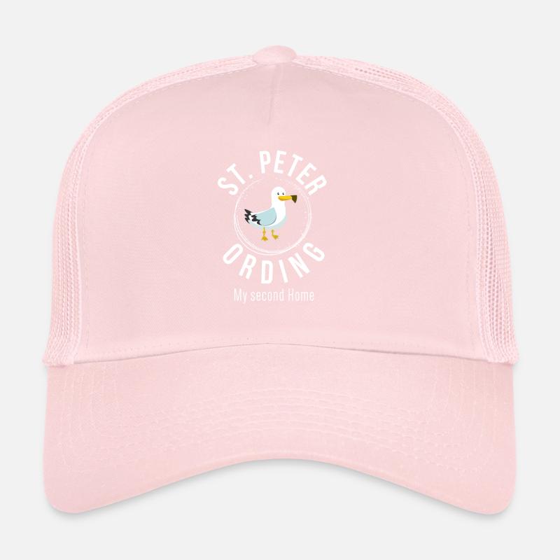 St. Peter Ording Seagull Lighthouse Mer du Nord Casquette trucker 