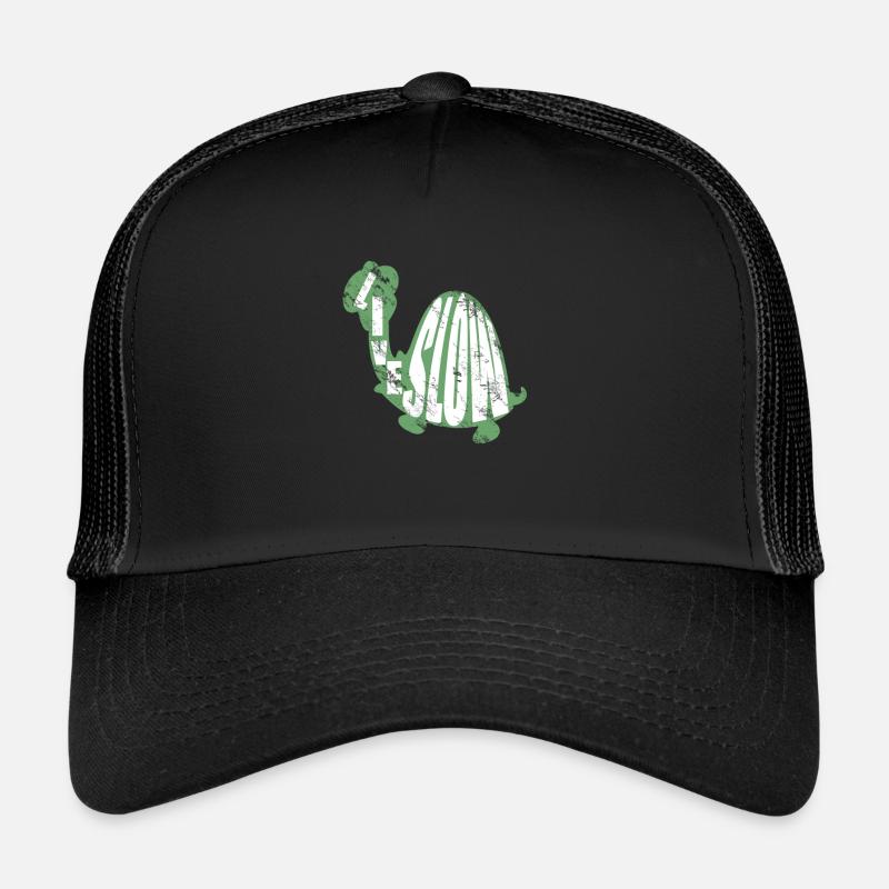 Schildkröte - Trucker Cap - Schwarz/Schwarz