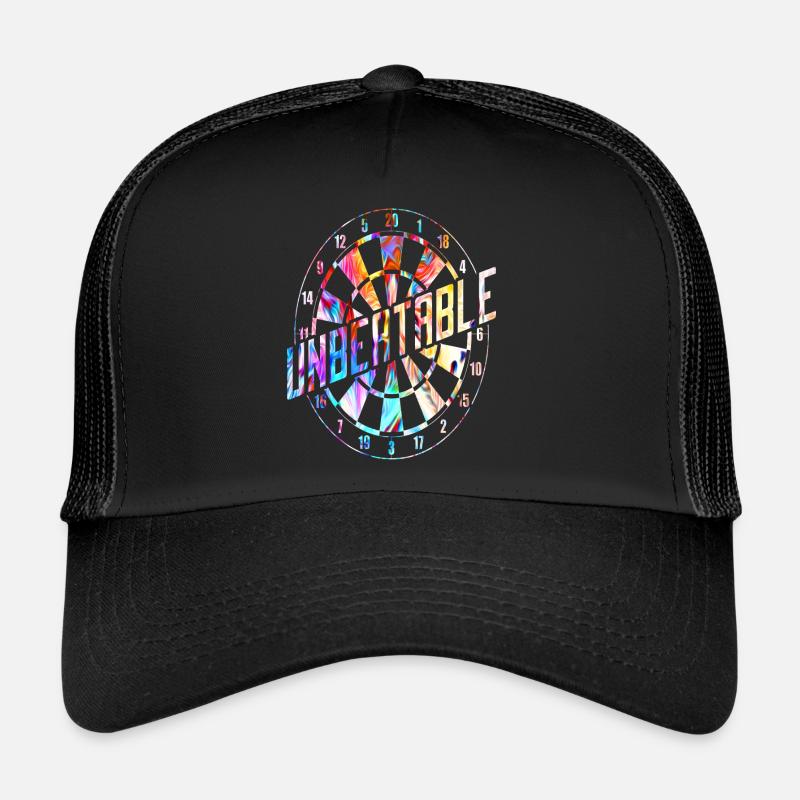 Dart Pfeil Darts - Trucker Cap - Schwarz/Schwarz