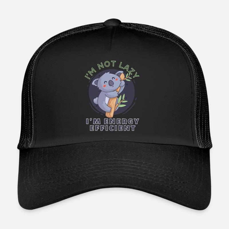 Koala I’m Not Lazy I’m Energy Efficient Casquette trucker 