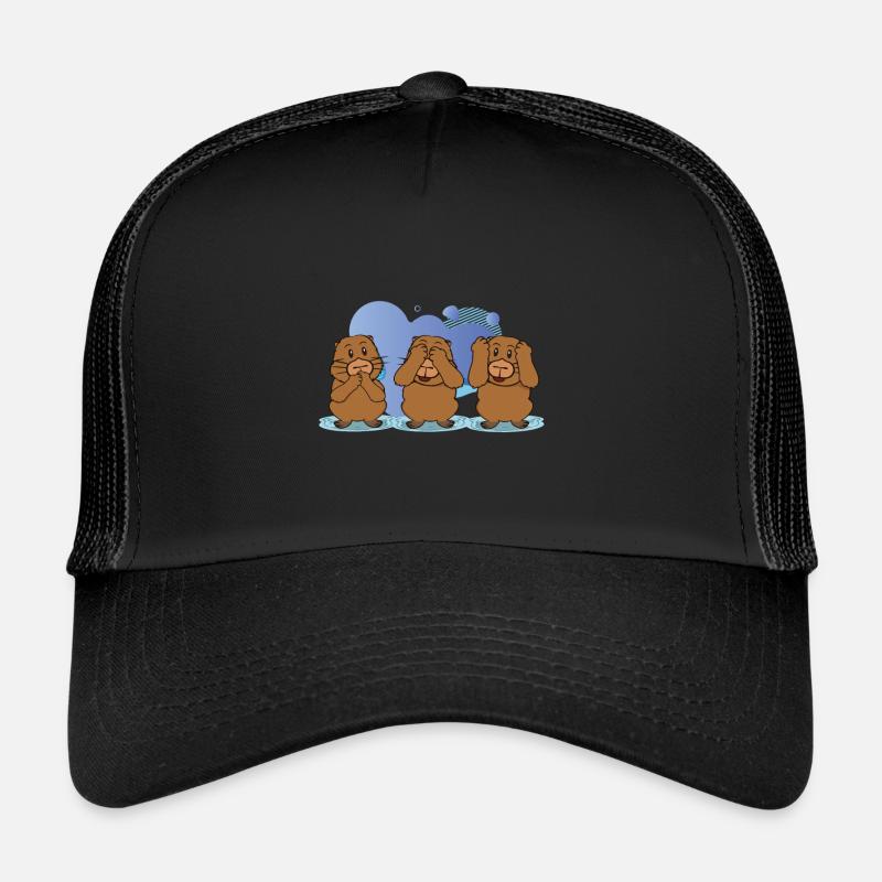 cochons de capybara Casquette trucker 