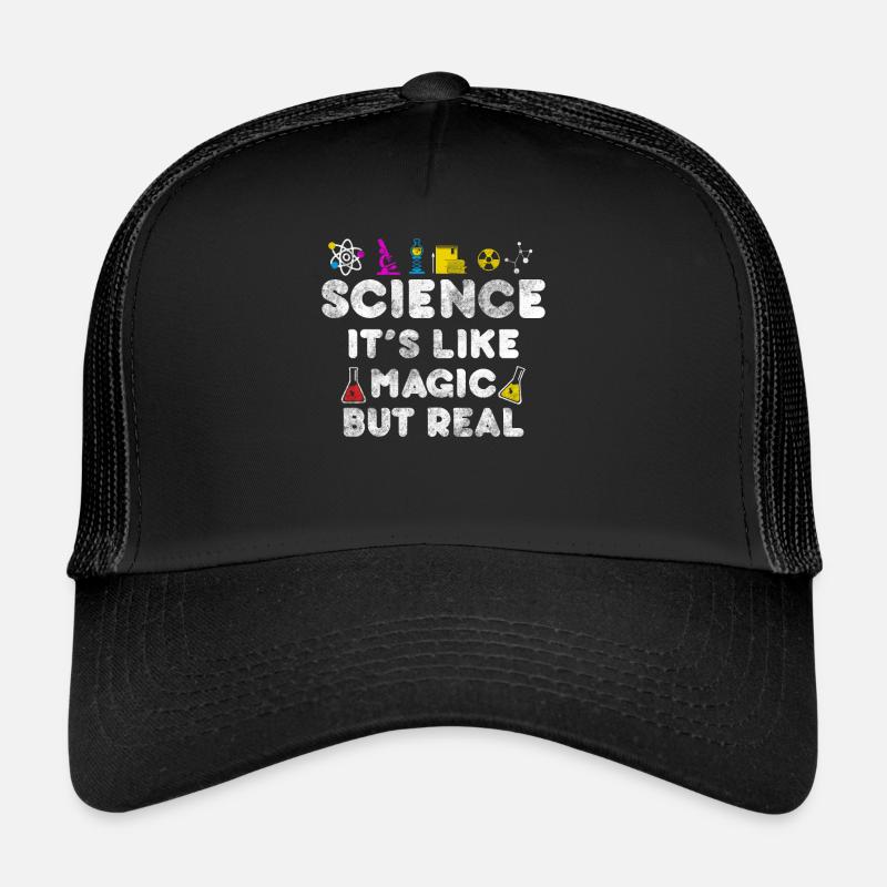 Wissenschaft - Trucker Cap - Schwarz/Schwarz