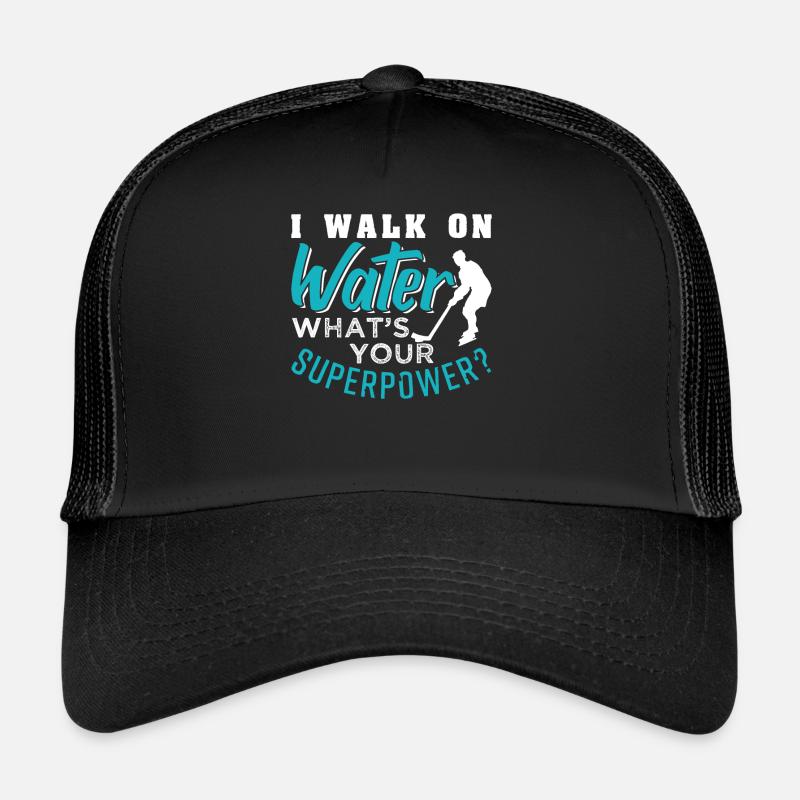 Eishockey Schlittschuh Schläger Puck Trucker Cap