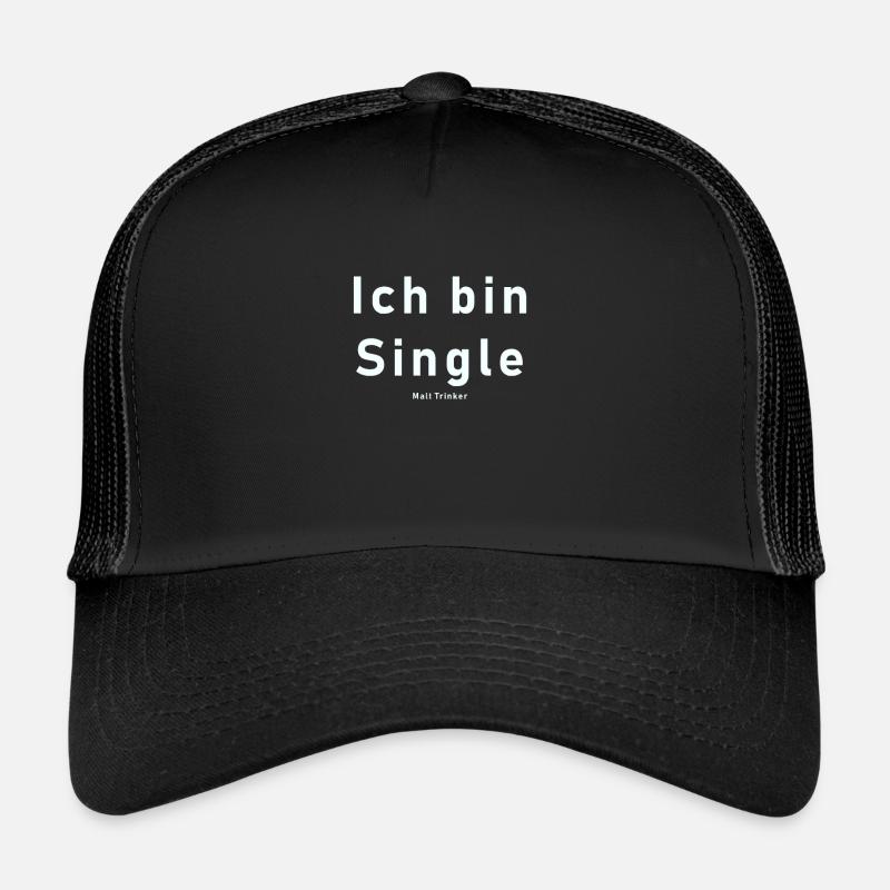 Ich bin Single Malt Trinker - Whisky Spaß Trucker Cap