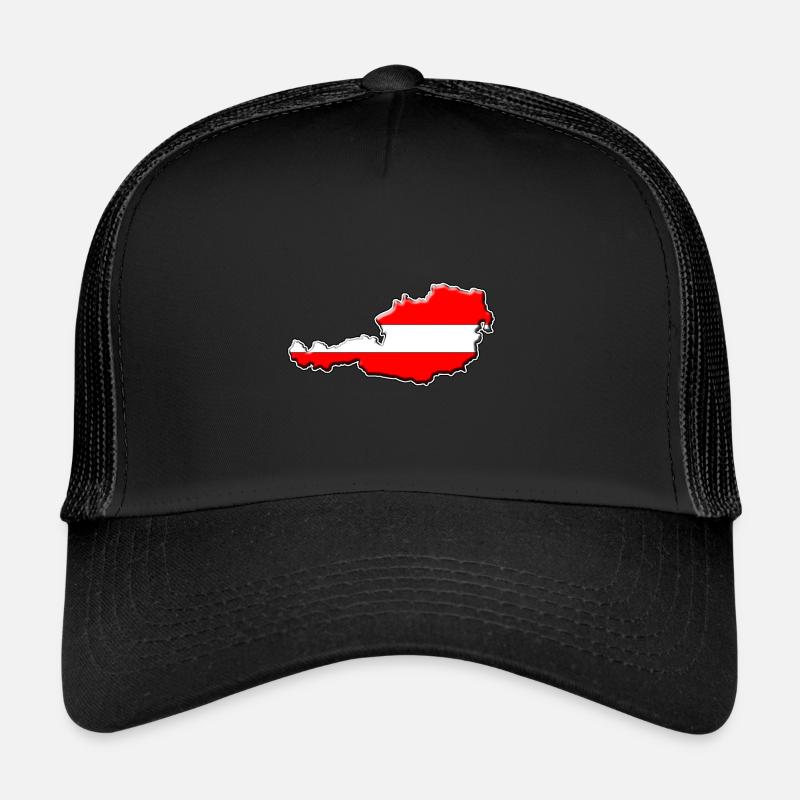 Drapeau de l'Autriche Casquette trucker 