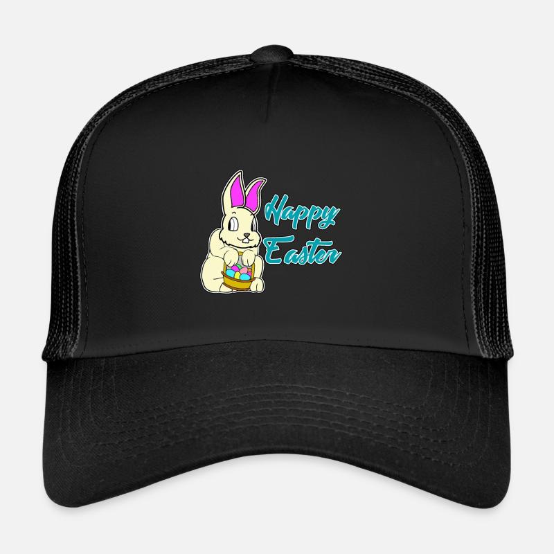 Happy Easter - Happy Easter - Trucker Cap - black/black