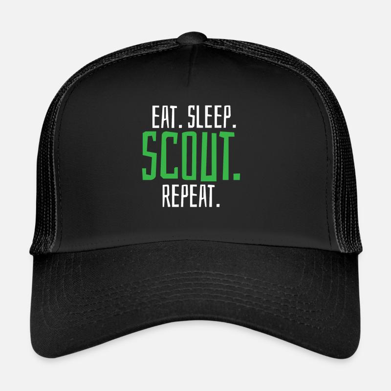 Scout Scouting - Trucker Cap - black/black