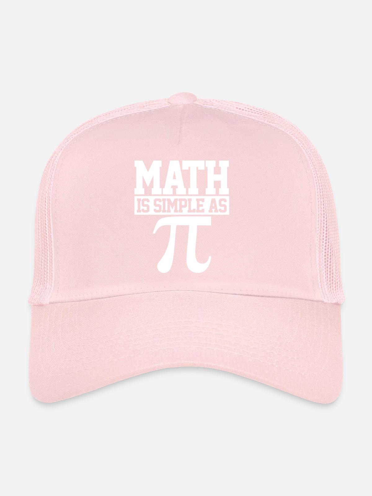 Pi Day - Trucker Cap - pale pink - Front