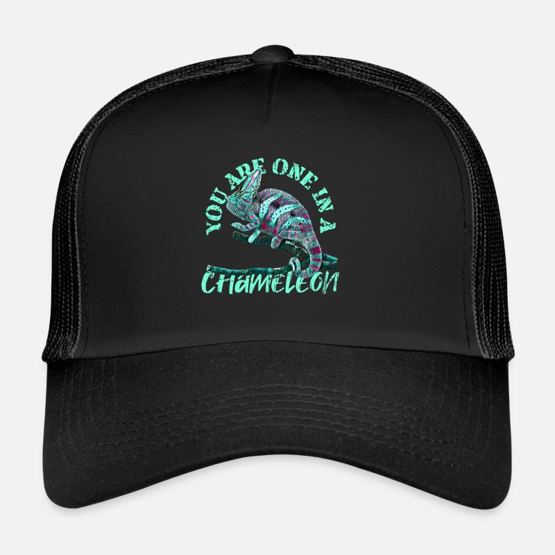 Chamäleon - Trucker Cap - Schwarz/Schwarz
