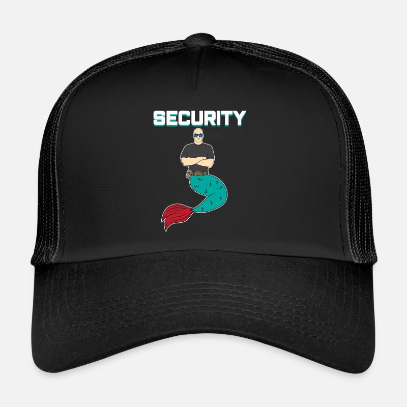 Mermaid Mermaid Security Sec Gift Trucker Cap
