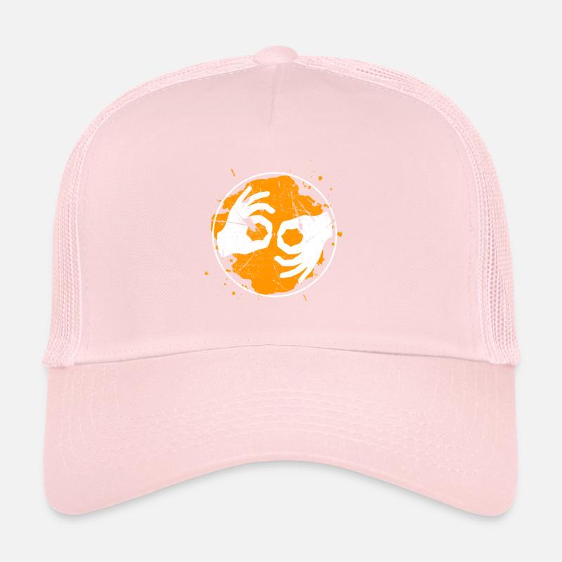 Cycle cadeau de la langue de discussion de la langue de conversation Casquette trucker 