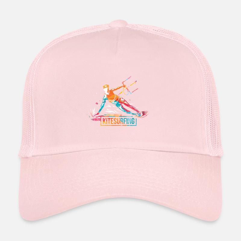 Kitesurfing polygon gift Trucker Cap