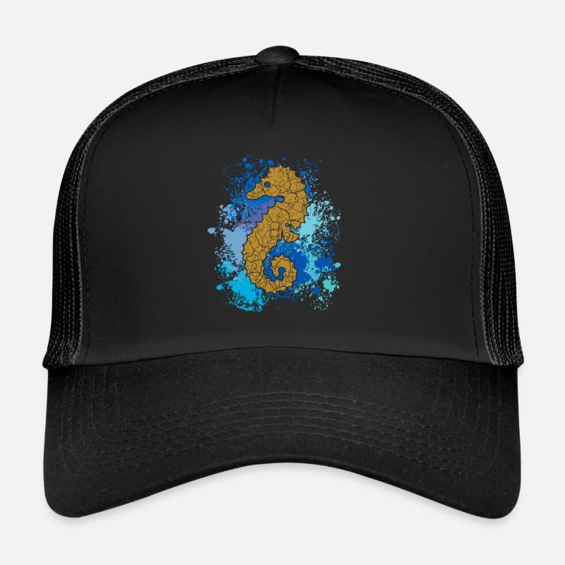 Hippocampe | Hippocampes | hippocampe Casquette trucker 
