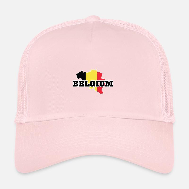 Drapeau belge Casquette trucker 