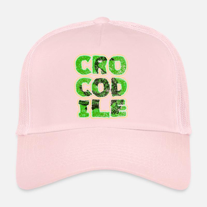 Crocodile Aligator predator reptile gift Trucker Cap