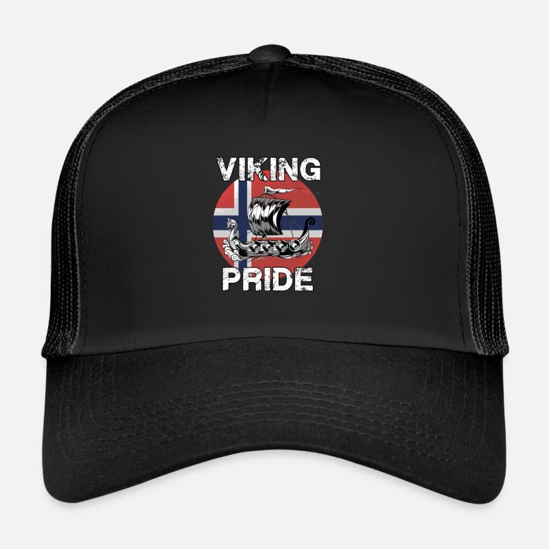 Wikinger Stolz Norwegen Norweger Boot Trucker Cap