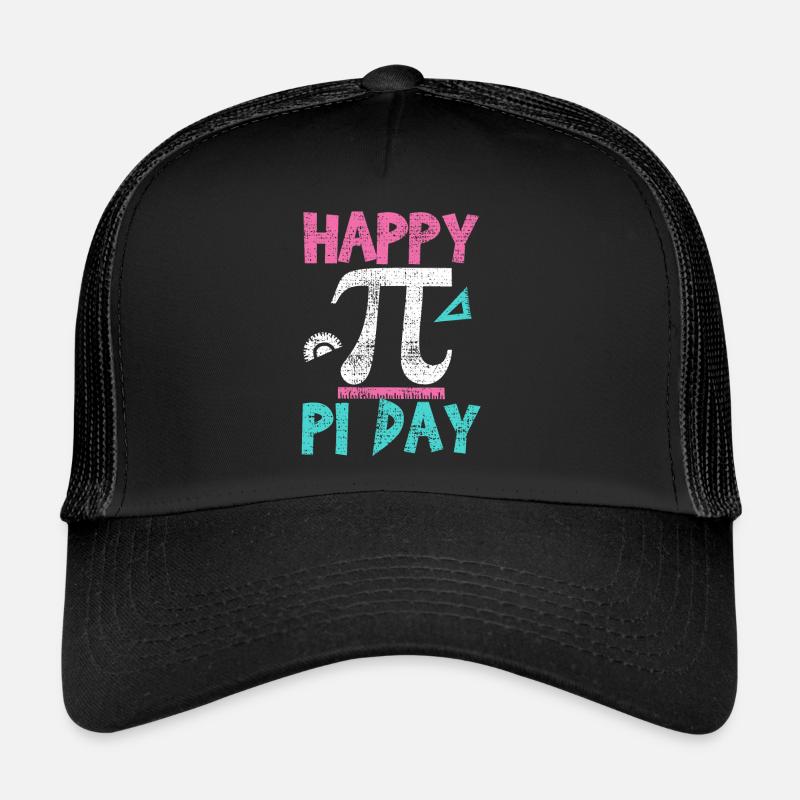 Pi Day Math Teacher - Trucker Cap - black/black