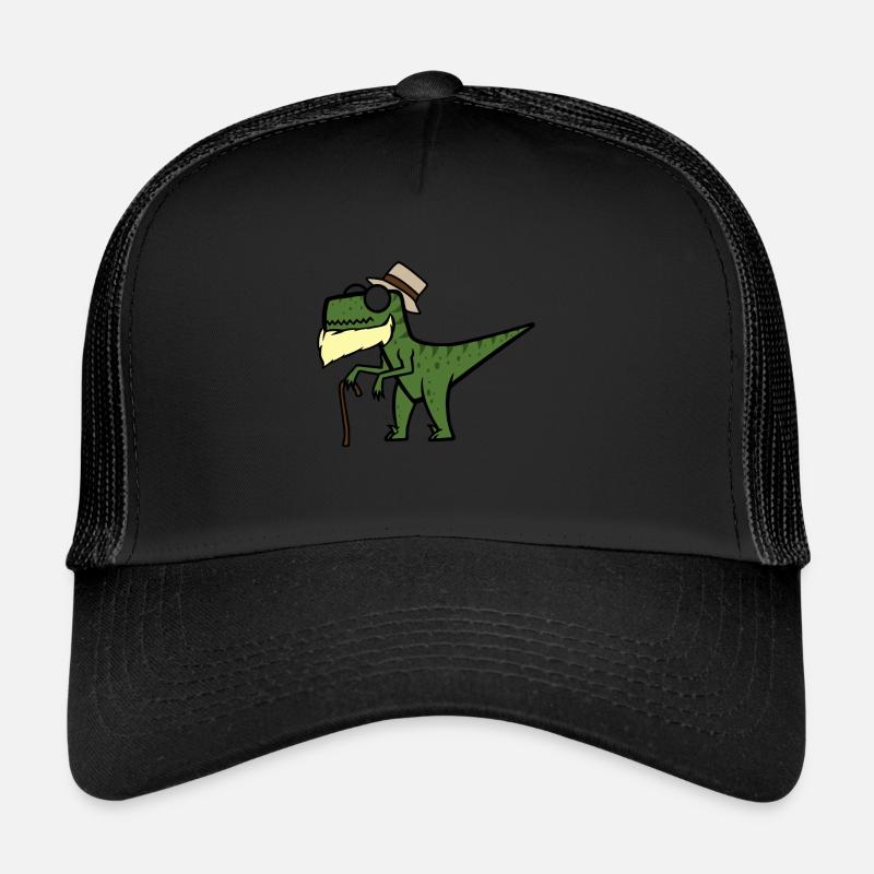 Trex Dino Urzeit Dinosaurier Museum Bart Geschenk Trucker Cap