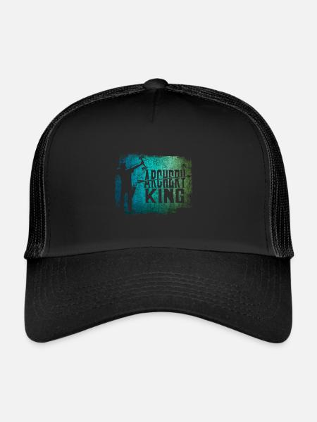 Bogenschütze King - Trucker Cap - Schwarz/Schwarz