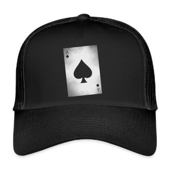 Premium Pikass - Trucker Cap - Schwarz/Schwarz - Vorne