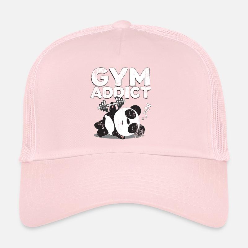Panda Hantel Geschenk Trucker Cap