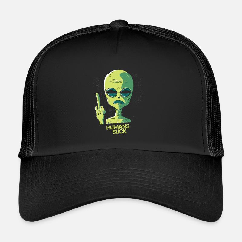 Les humains sucent! Casquette trucker 