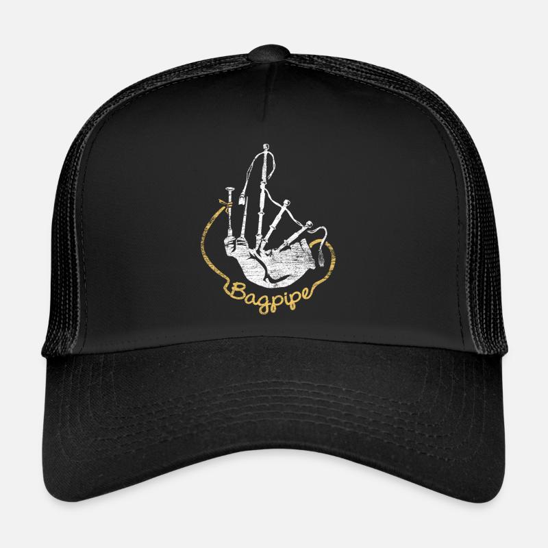 Dudelsack - Trucker Cap - Schwarz/Schwarz