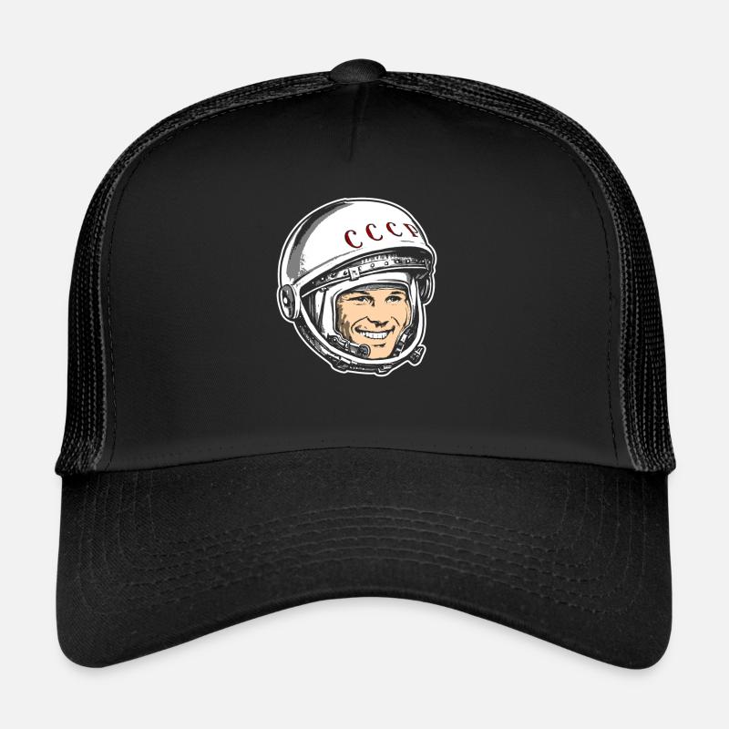 Yuri Gagarin Astronaut Soviet Union Trucker Cap