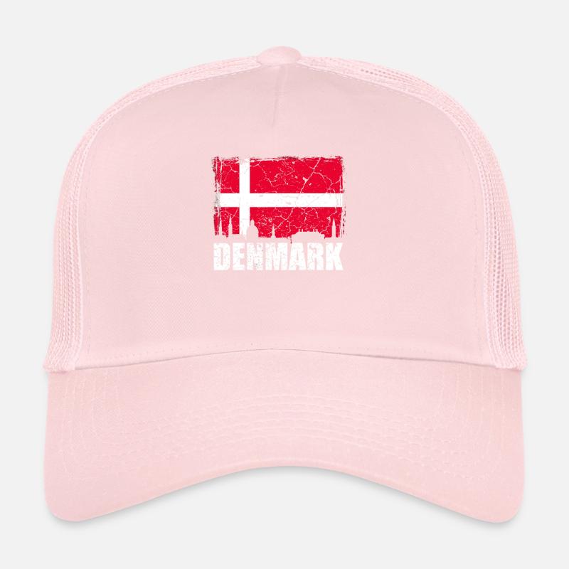 Drapeau du Danemark Casquette trucker 