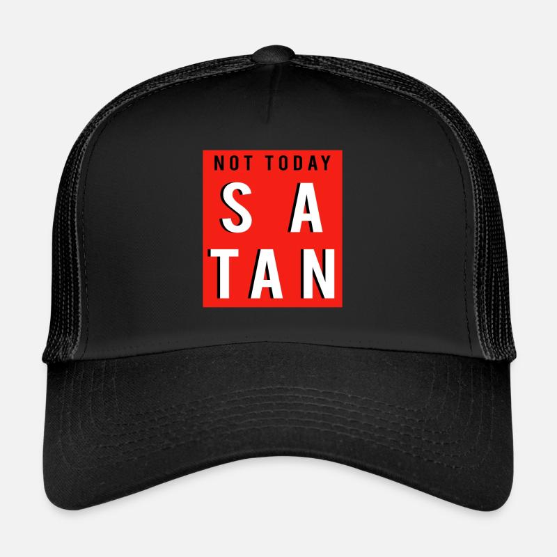 Nicht heute Satan Trucker Cap