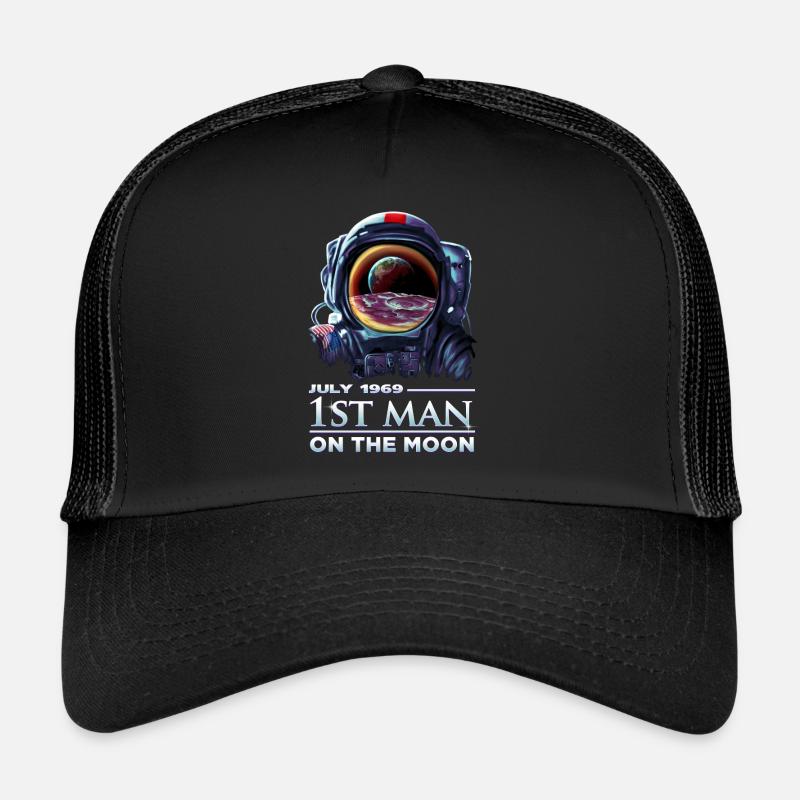 Astronaute 1969 premier homme sur la lune - DK Studio Casquette trucker 