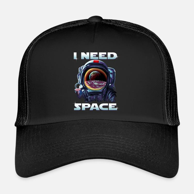 I need Space Astronaut on Moon with Earth Trucker Cap